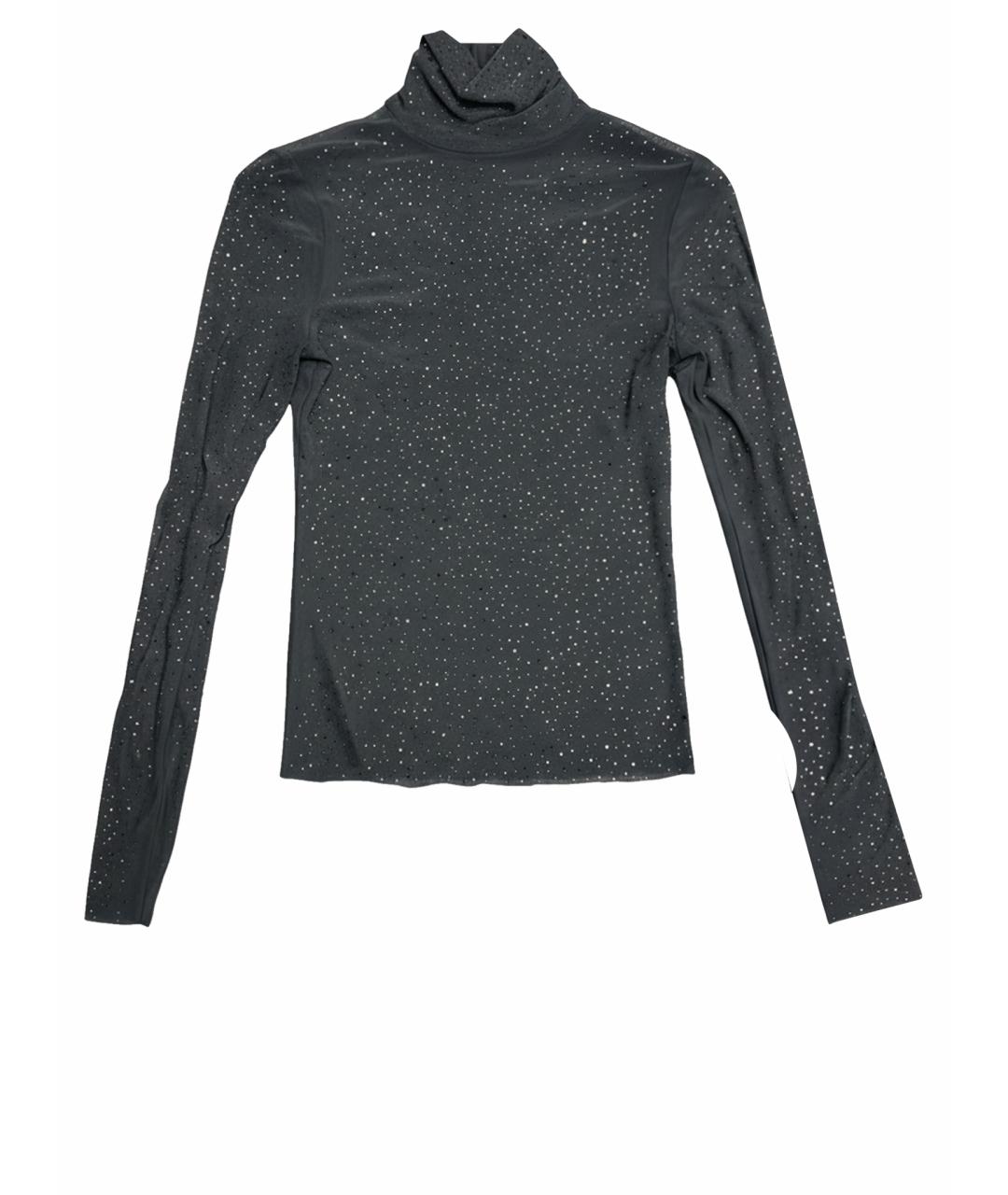 'S MAX MARA Серая вискозная водолазка, фото 5