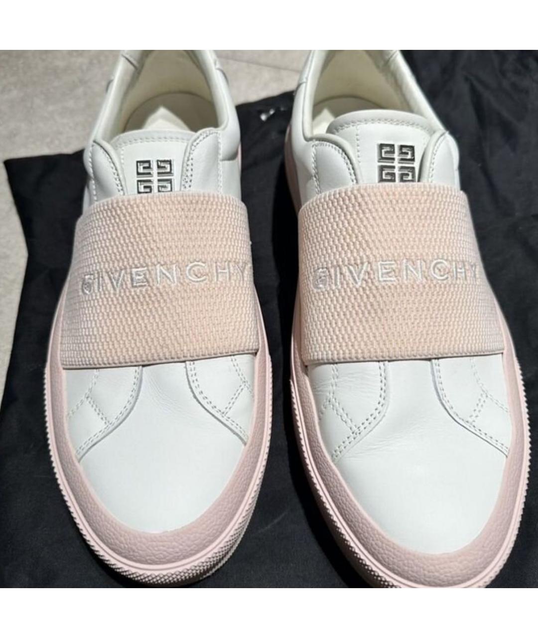 GIVENCHY Белые кожаные кеды, фото 2