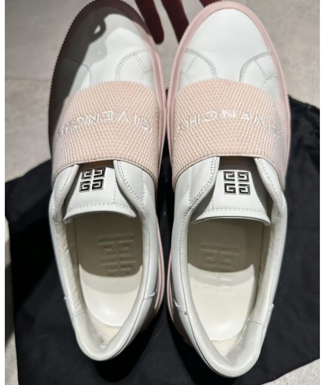 GIVENCHY Белые кожаные кеды, фото 3