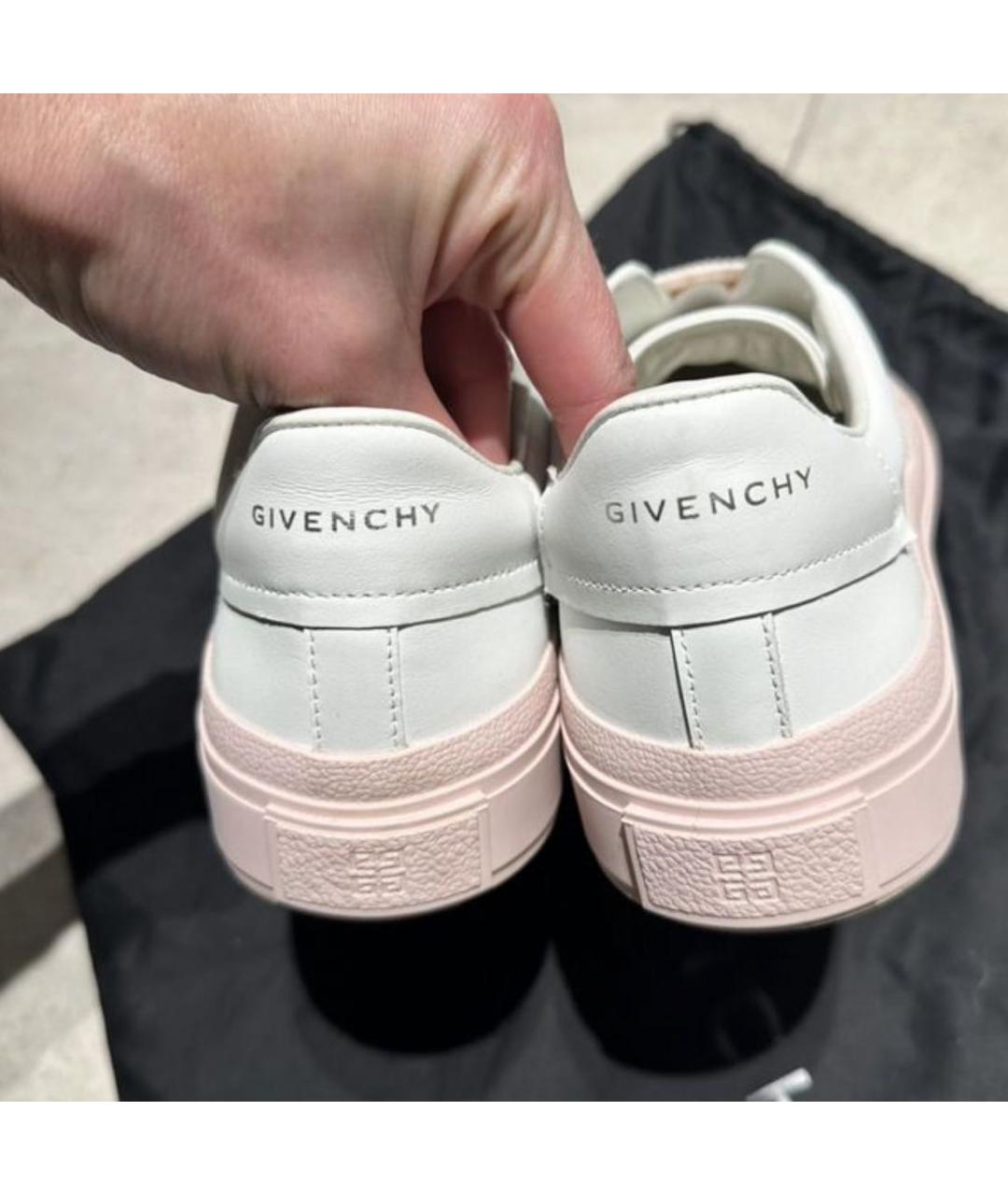 GIVENCHY Белые кожаные кеды, фото 4