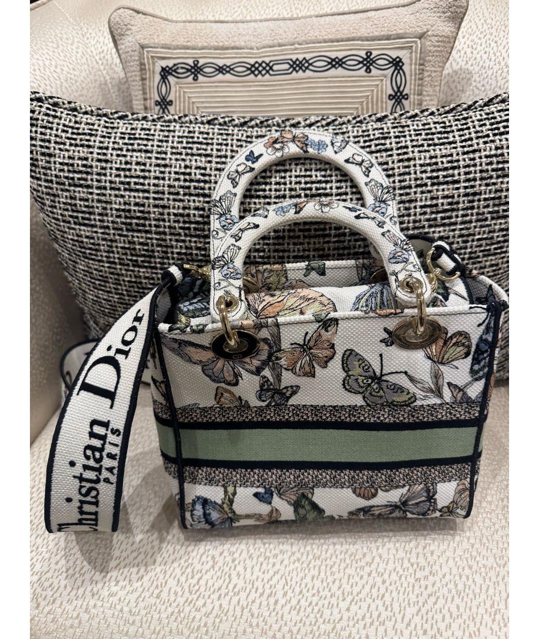 CHRISTIAN DIOR Мульти тканевая сумка тоут, фото 4