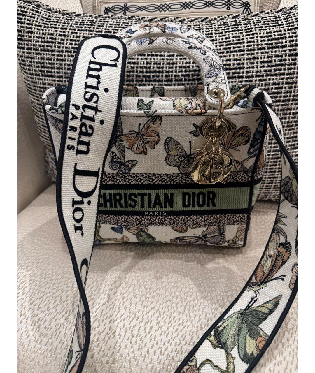 CHRISTIAN DIOR Мульти тканевая сумка тоут, фото 2