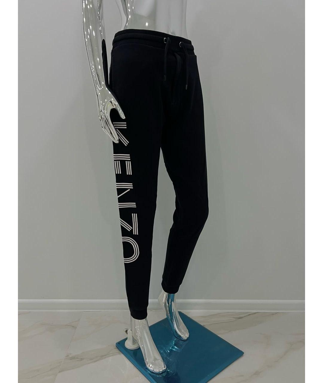 KENZO Черные хлопковые спортивные брюки и шорты, фото 3