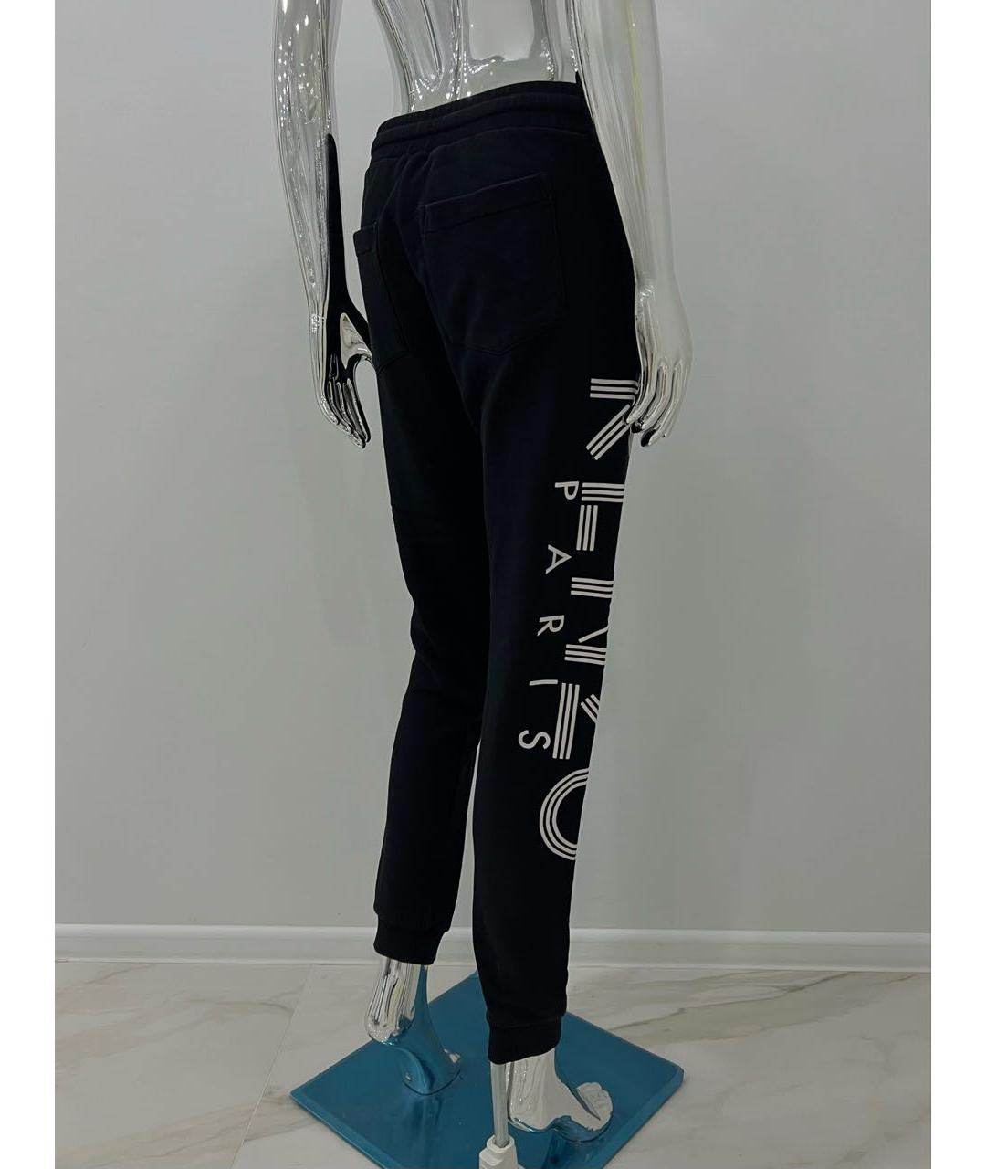 KENZO Черные хлопковые спортивные брюки и шорты, фото 4