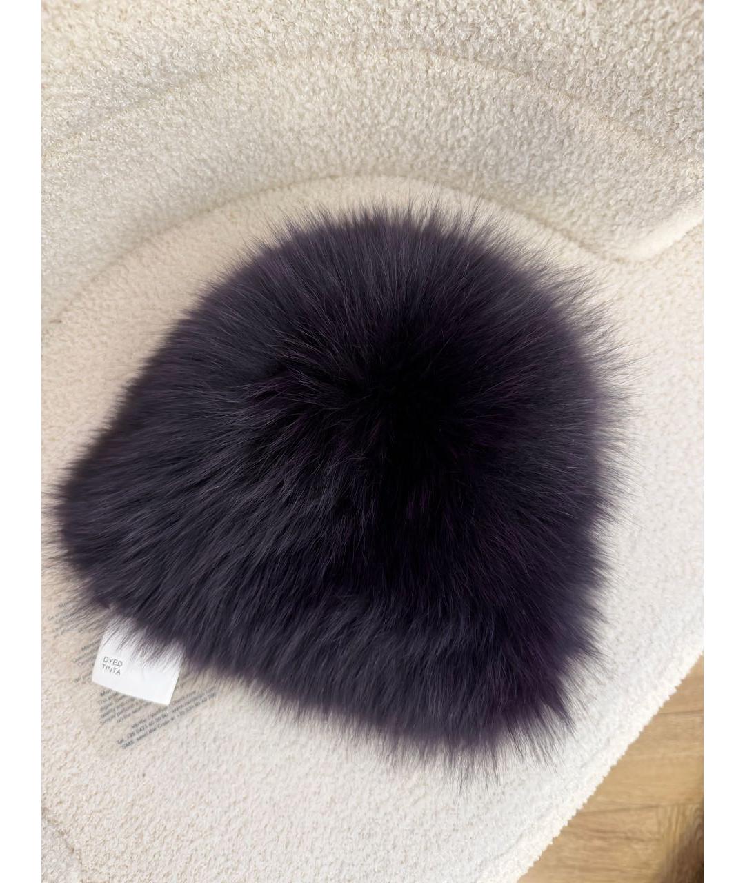 MONCLER Фиолетовая шапка, фото 6