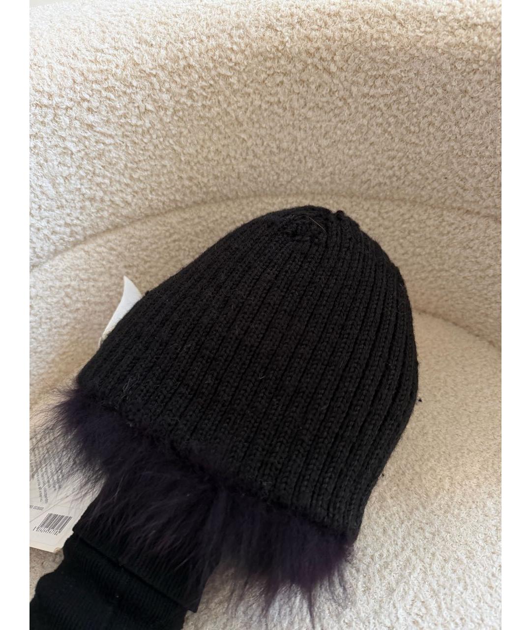 MONCLER Фиолетовая шапка, фото 7