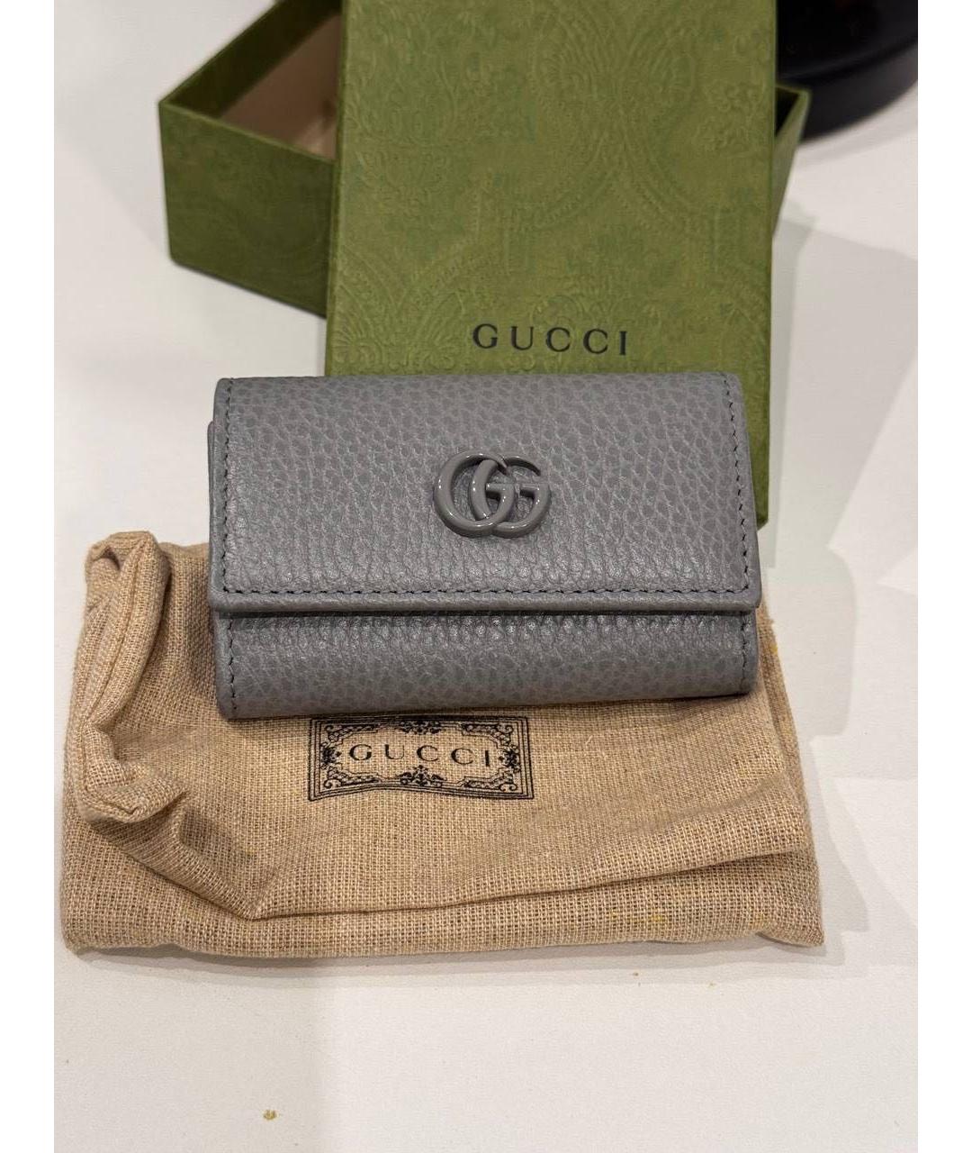 GUCCI Серая ключница, фото 4
