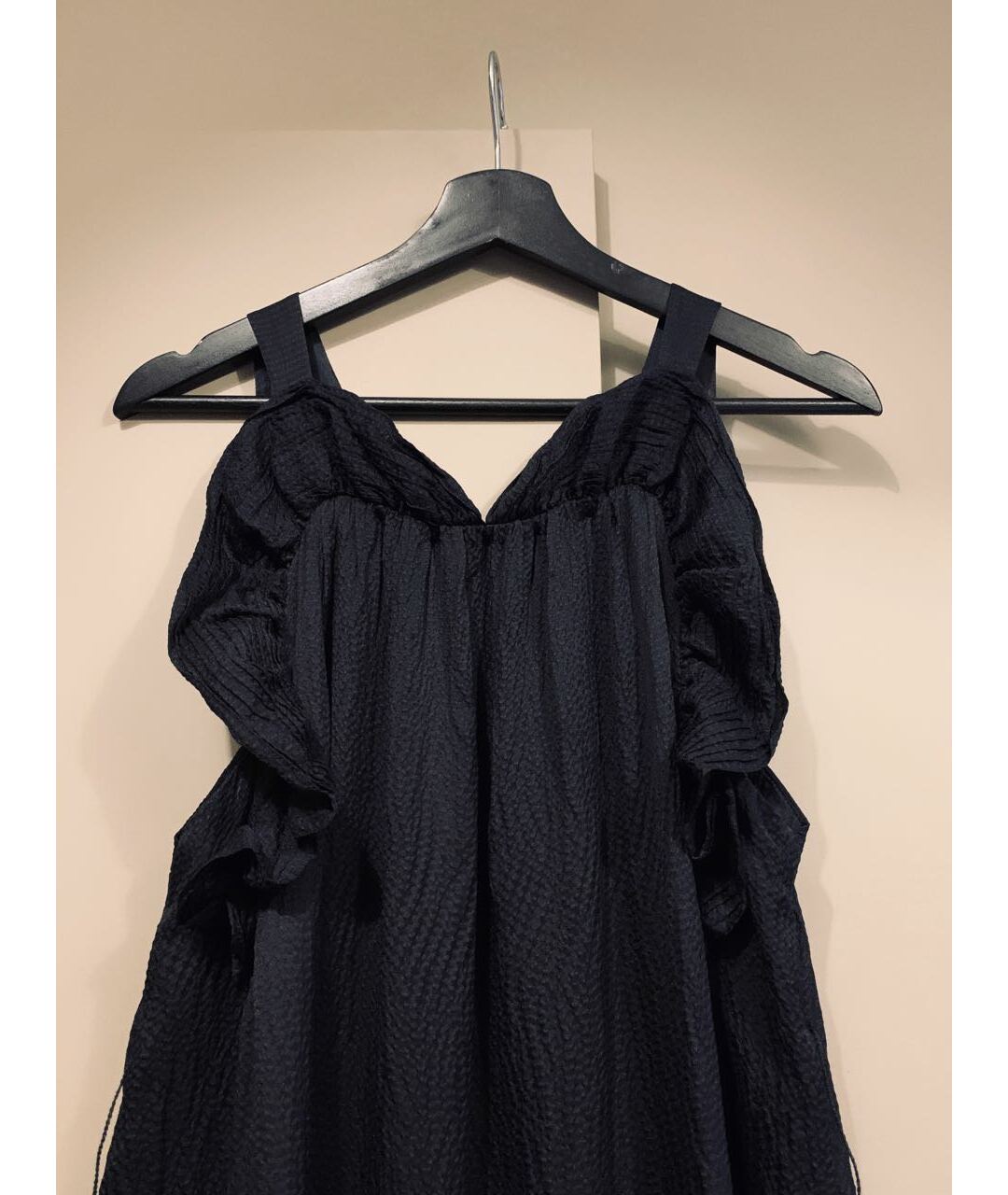 BCBG MAXAZRIA Черное шелковое повседневное платье, фото 3
