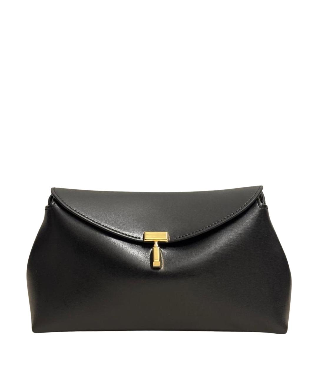TOTEME Черная кожаная сумка через плечо, фото 1