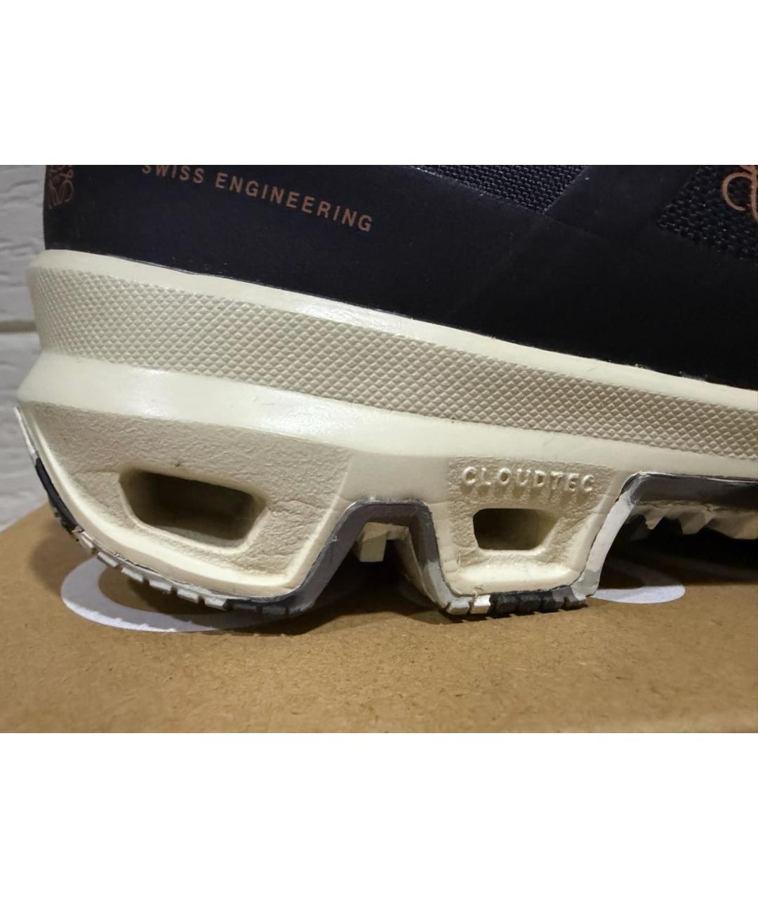 LOEWE Черные текстильные кроссовки, фото 8