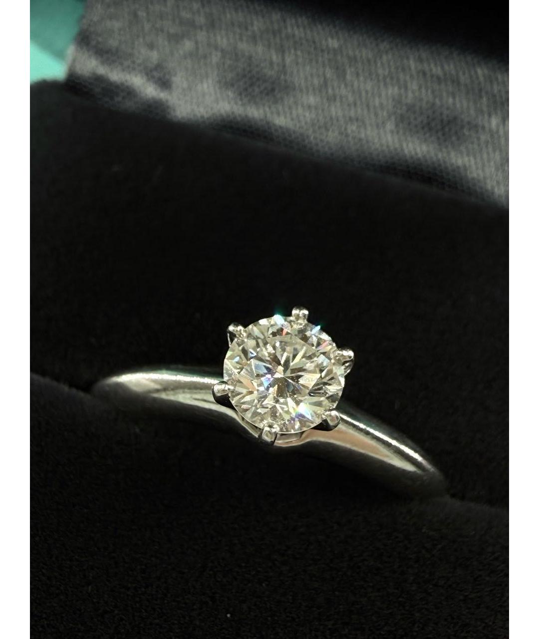 TIFFANY&CO Серебряное платиновое кольцо, фото 3