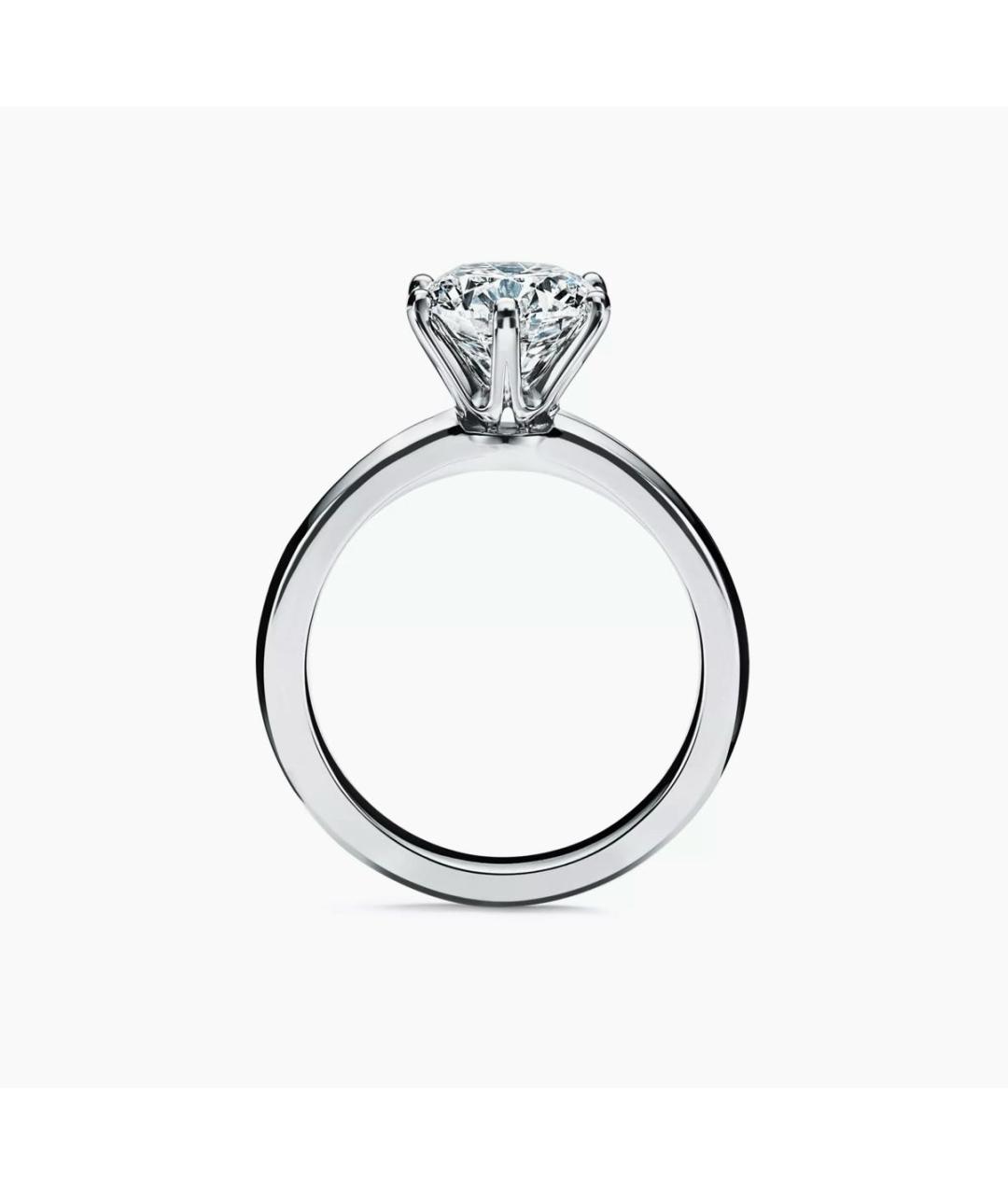 TIFFANY&CO Серебряное платиновое кольцо, фото 5