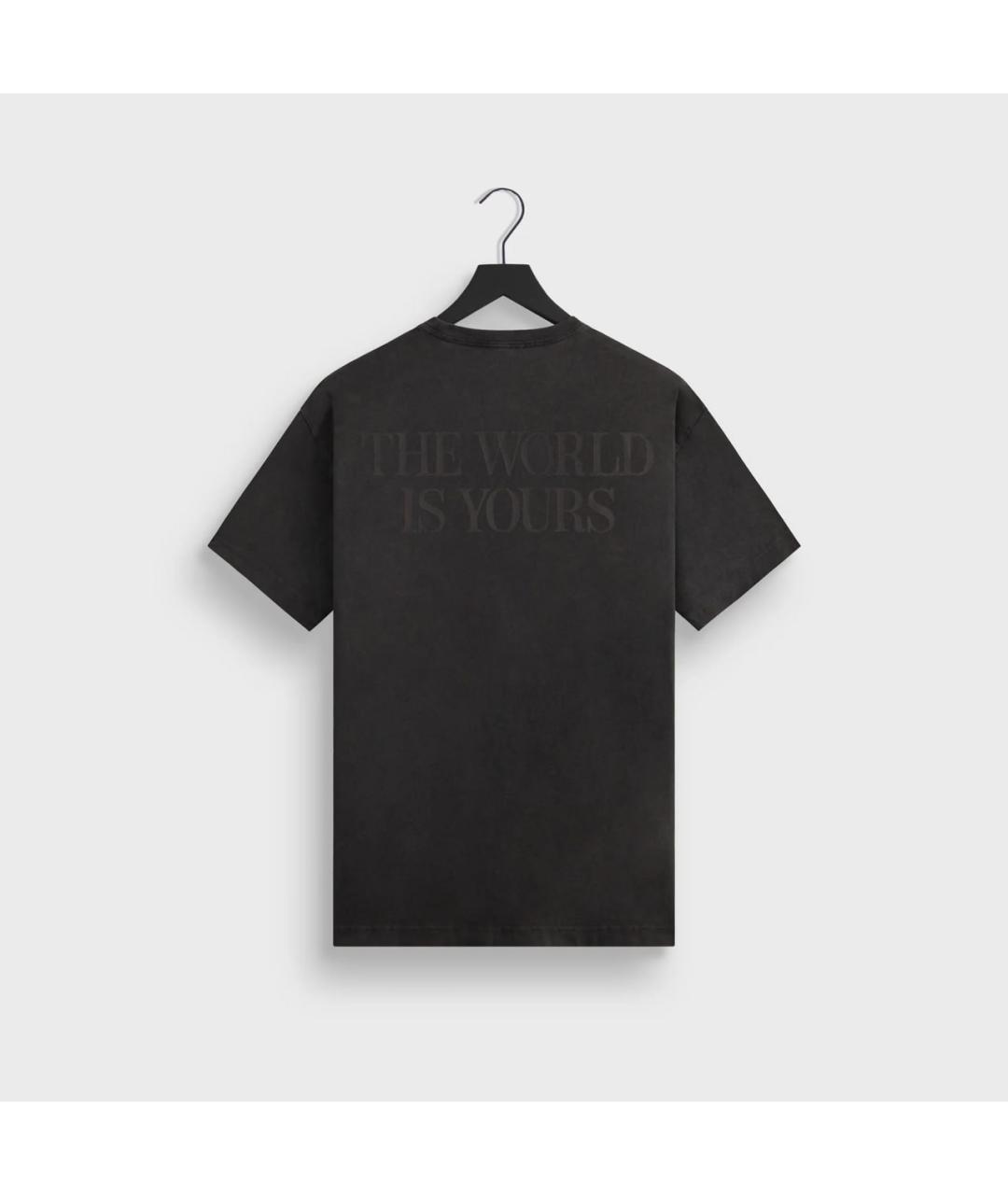 KITH Черная хлопковая футболка, фото 2