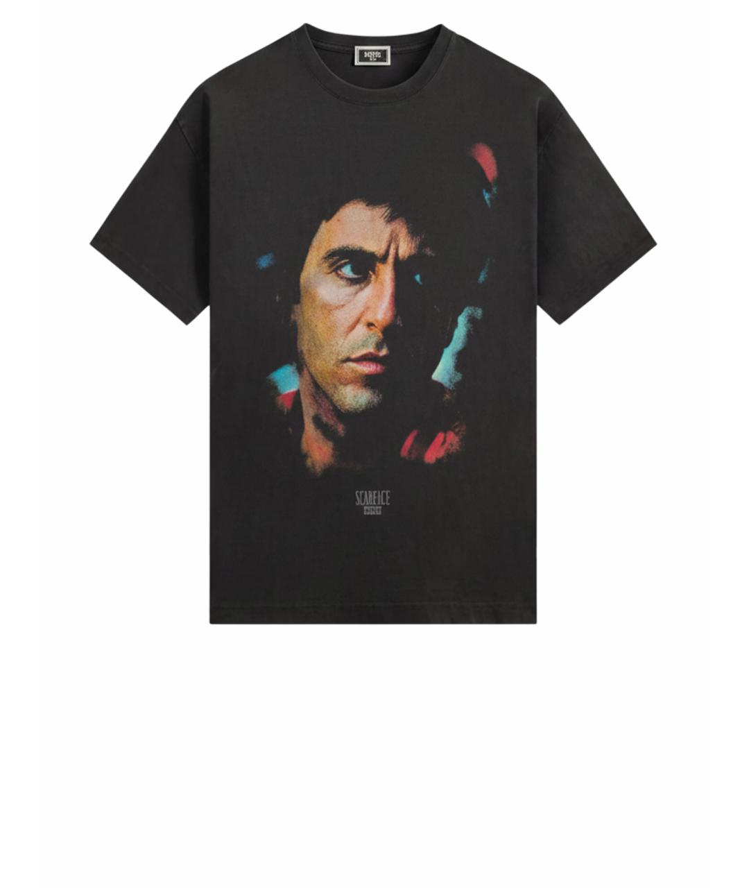 KITH Черная хлопковая футболка, фото 1