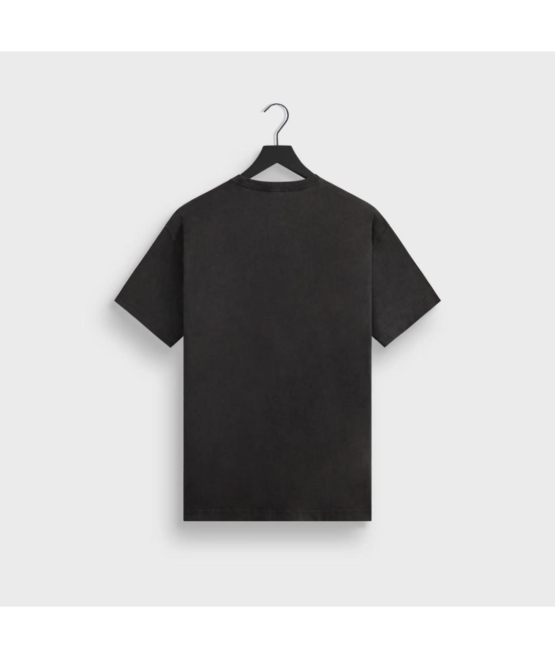 KITH Черная хлопковая футболка, фото 2