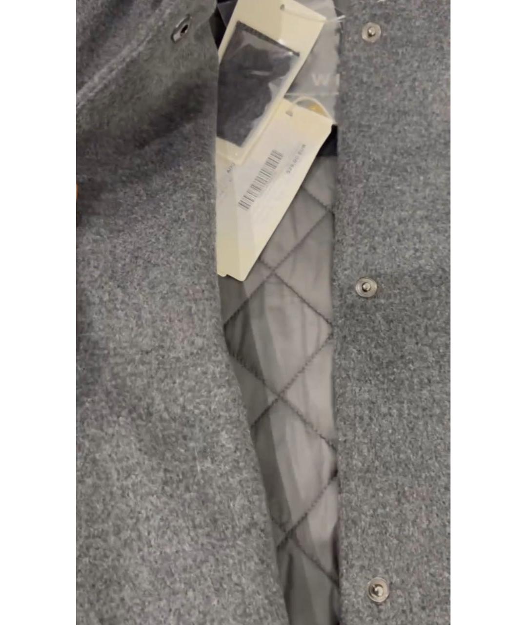 BURBERRY Серая шерстяная куртка, фото 2