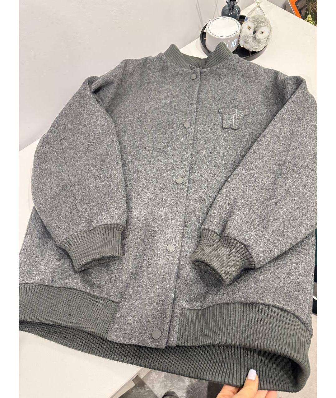 BURBERRY Серая шерстяная куртка, фото 5