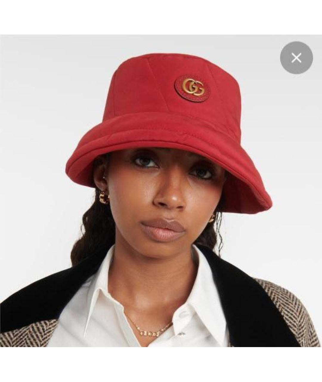 GUCCI Красная панама, фото 2
