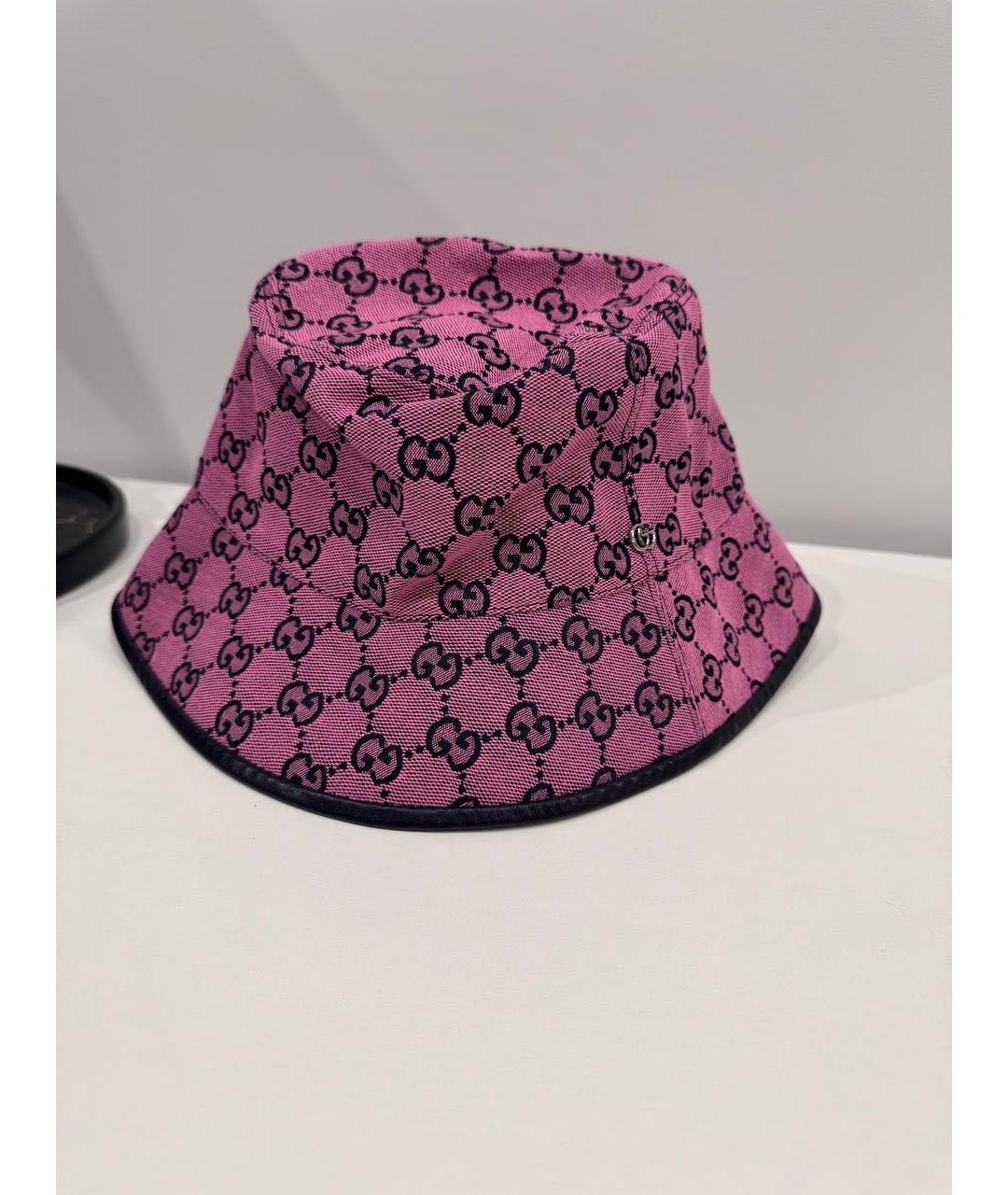 GUCCI Розовая панама, фото 2