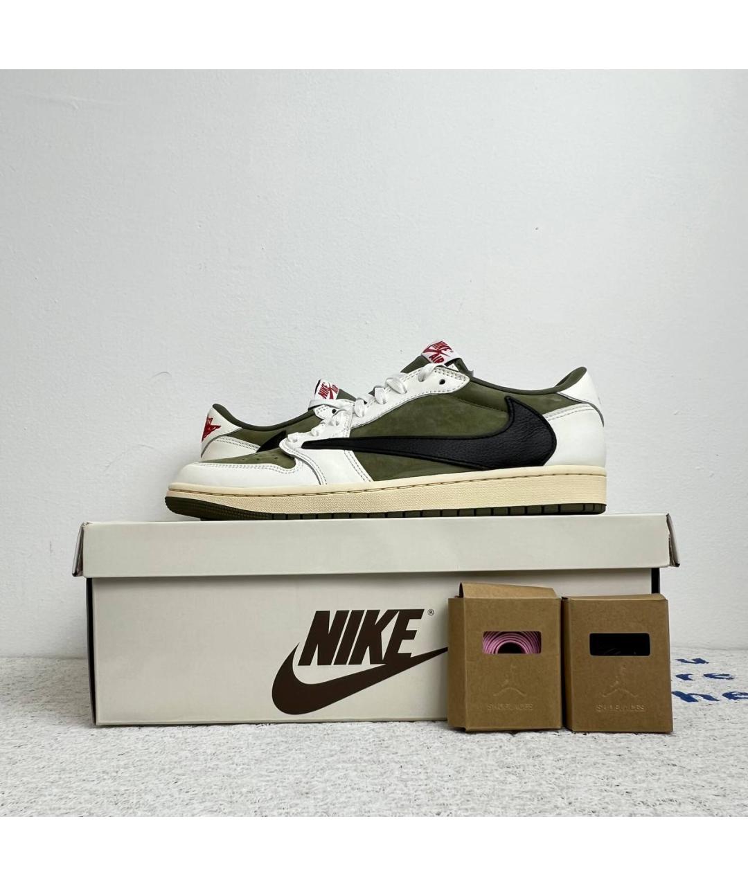 JORDAN Хаки низкие кроссовки / кеды, фото 3