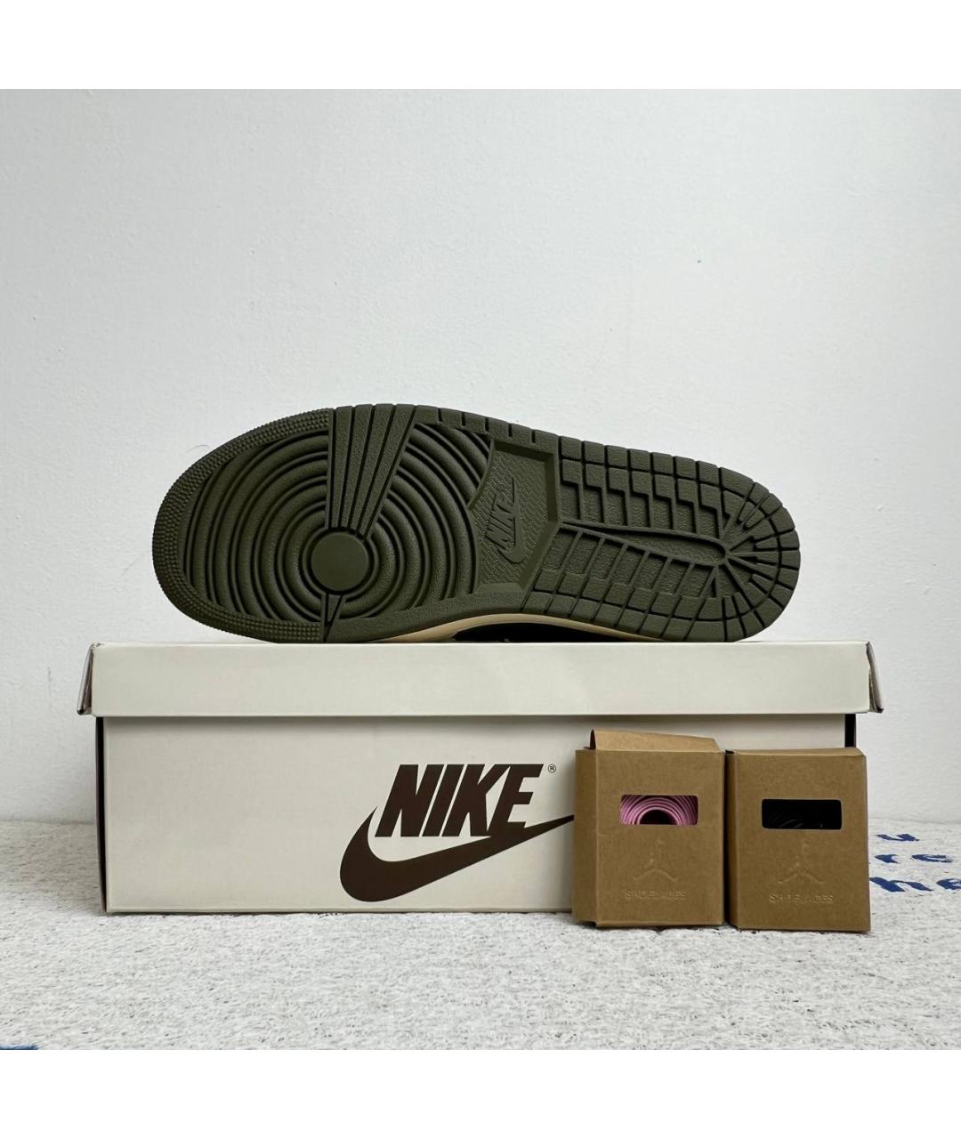 JORDAN Хаки низкие кроссовки / кеды, фото 5