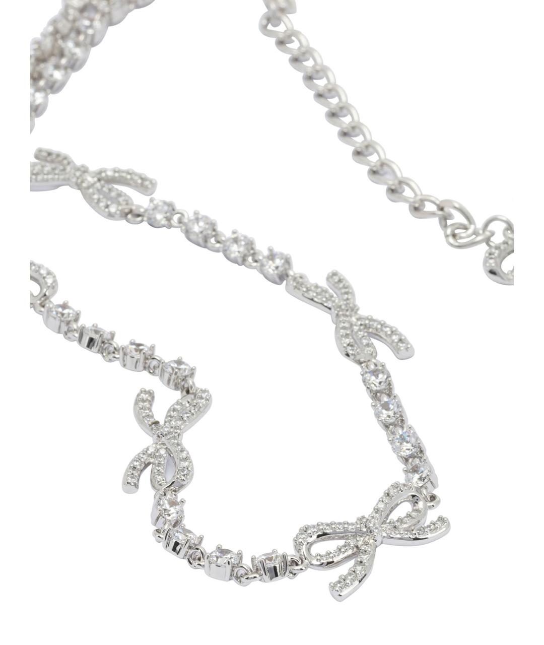 SELF-PORTRAIT Серебряное металлическое колье, фото 2