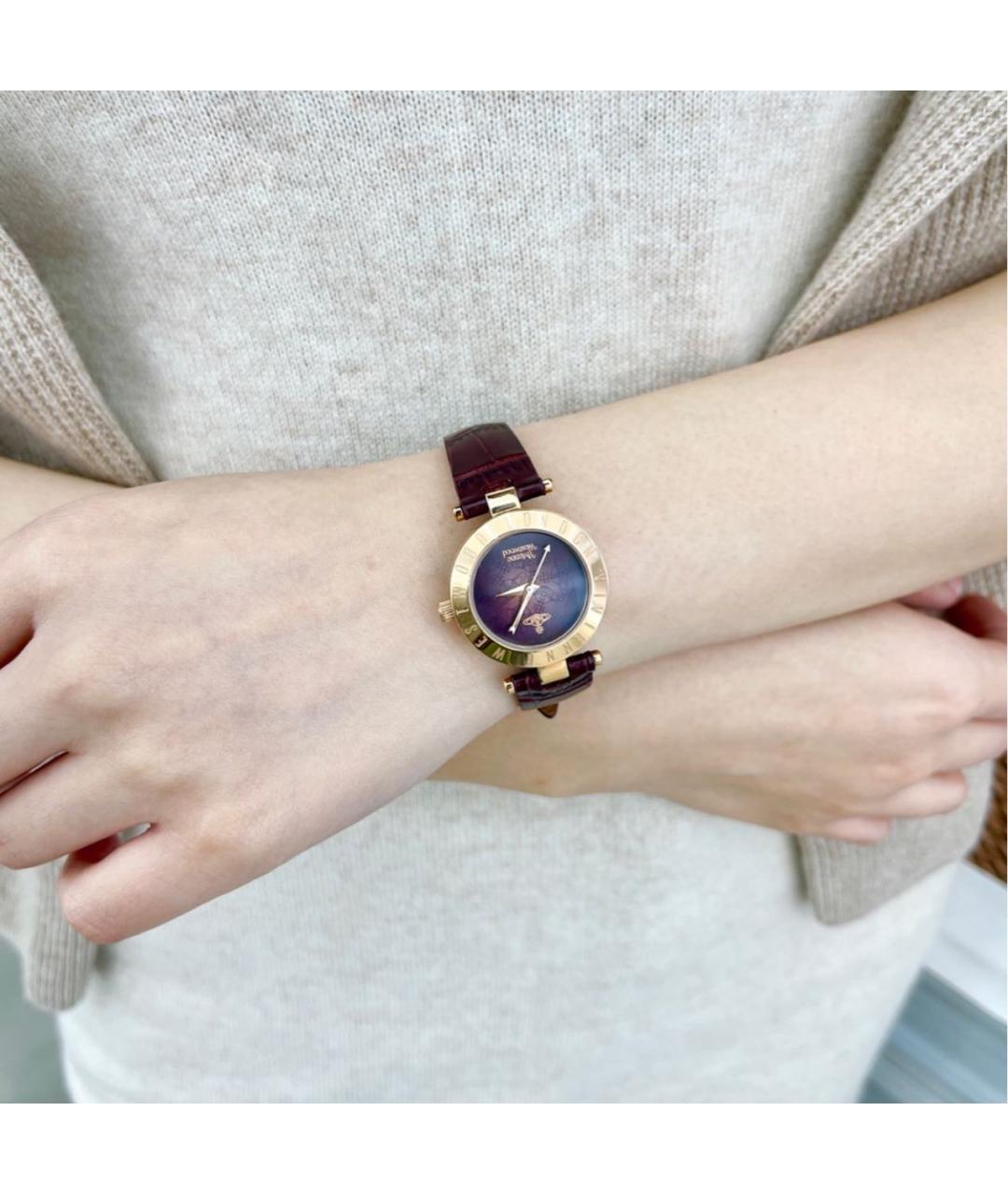 VIVIENNE WESTWOOD Бордовые часы, фото 7