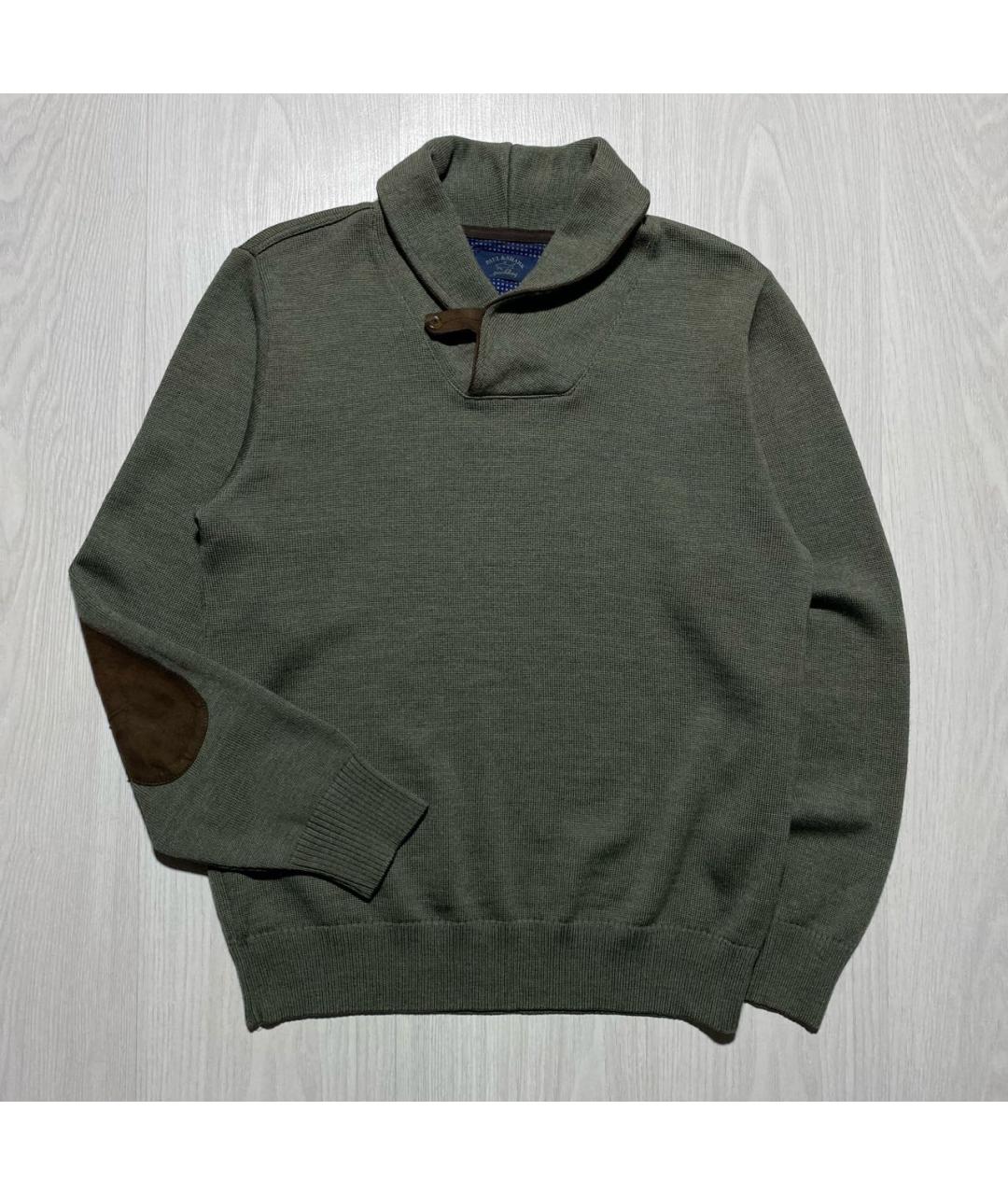 PAUL & SHARK Зеленый шерстяной джемпер / свитер, фото 7