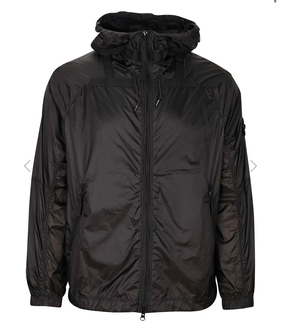 STONE ISLAND Черная полиэстеровая куртка, фото 1