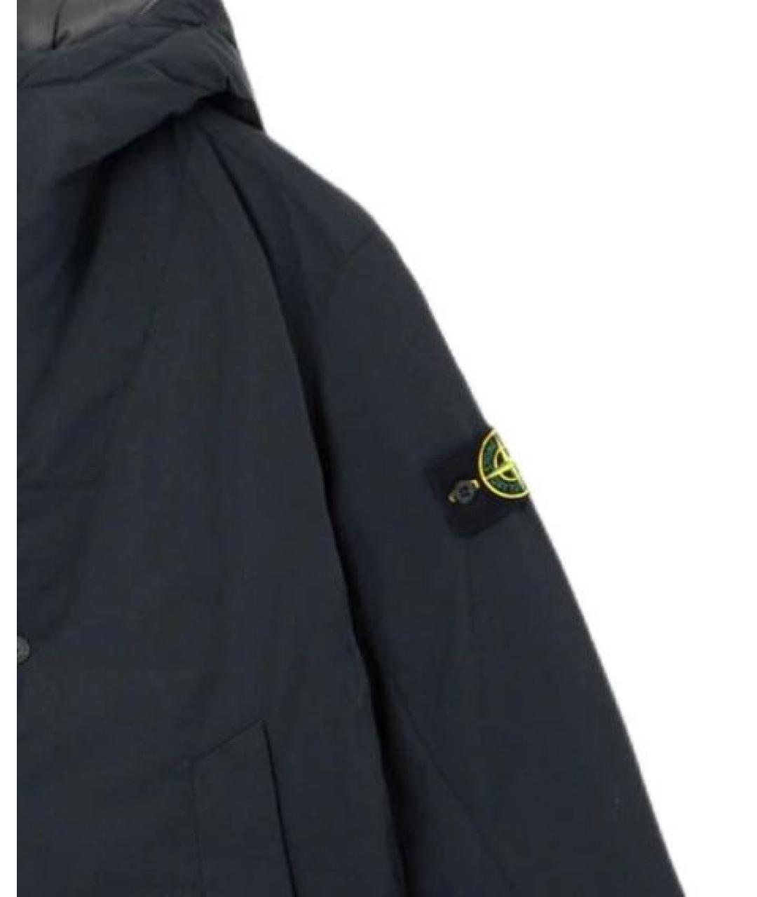 STONE ISLAND Черная куртка, фото 3