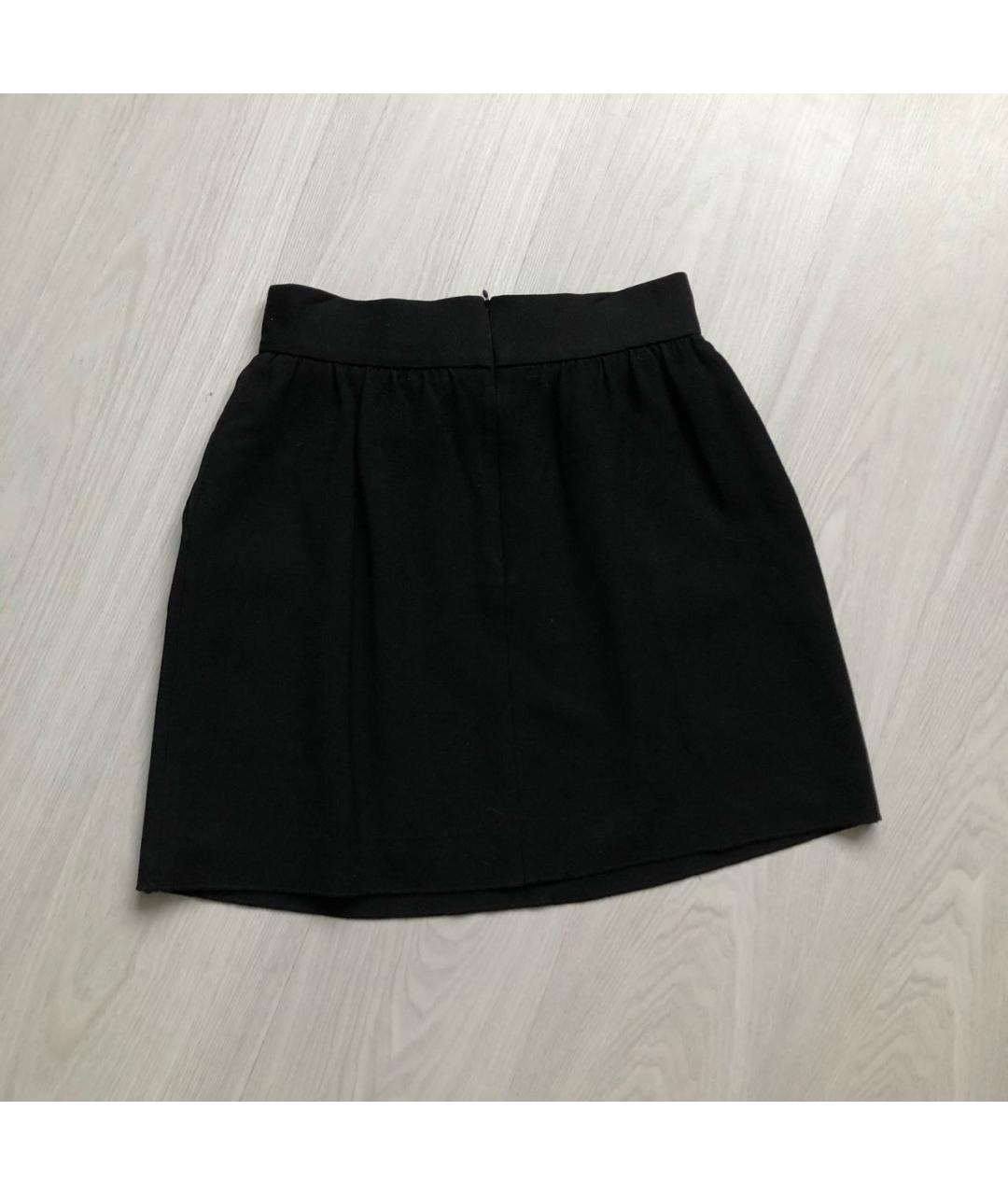 RED VALENTINO Черная юбка мини, фото 6