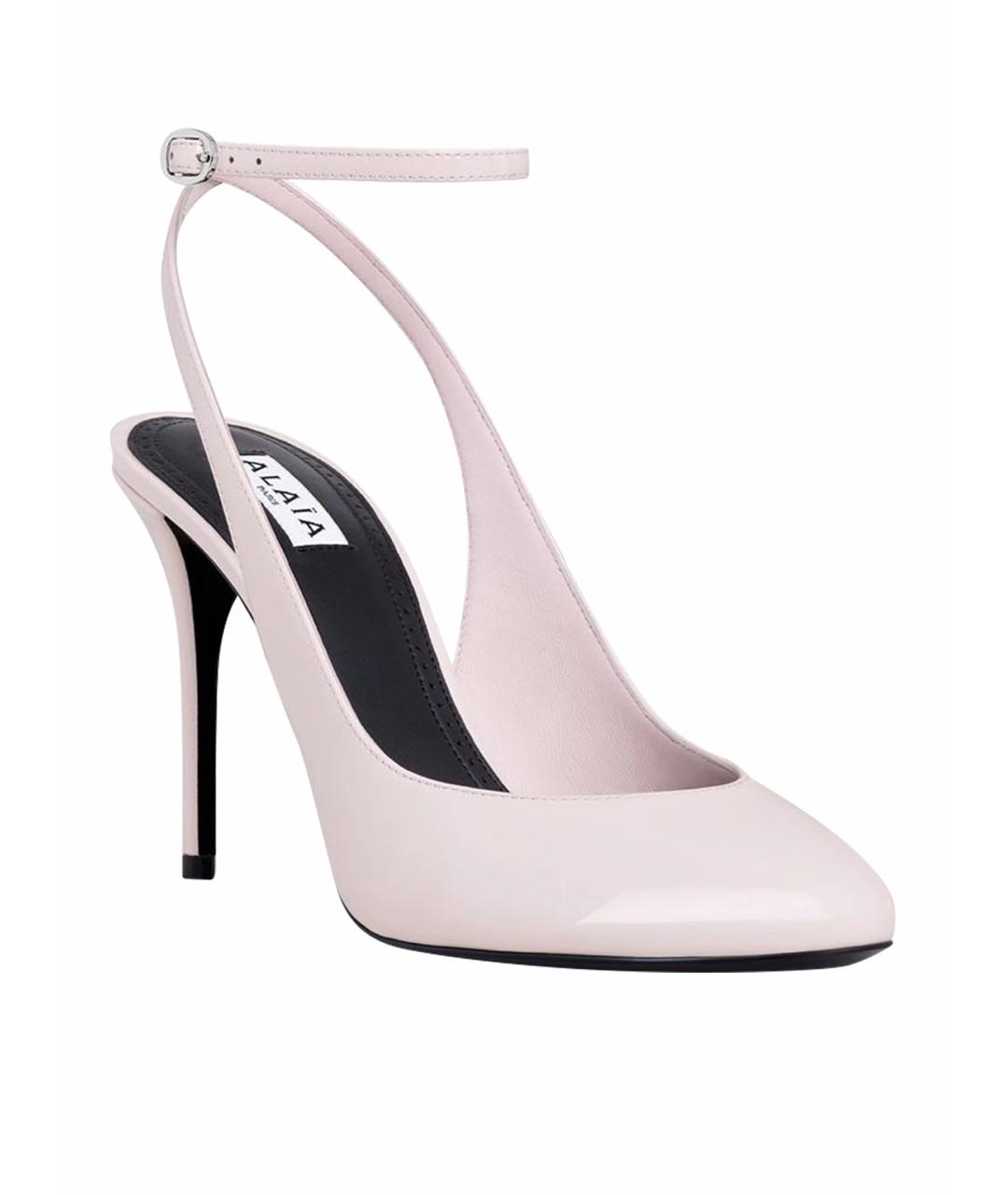 ALAIA Розовые туфли из лакированной кожи, фото 1