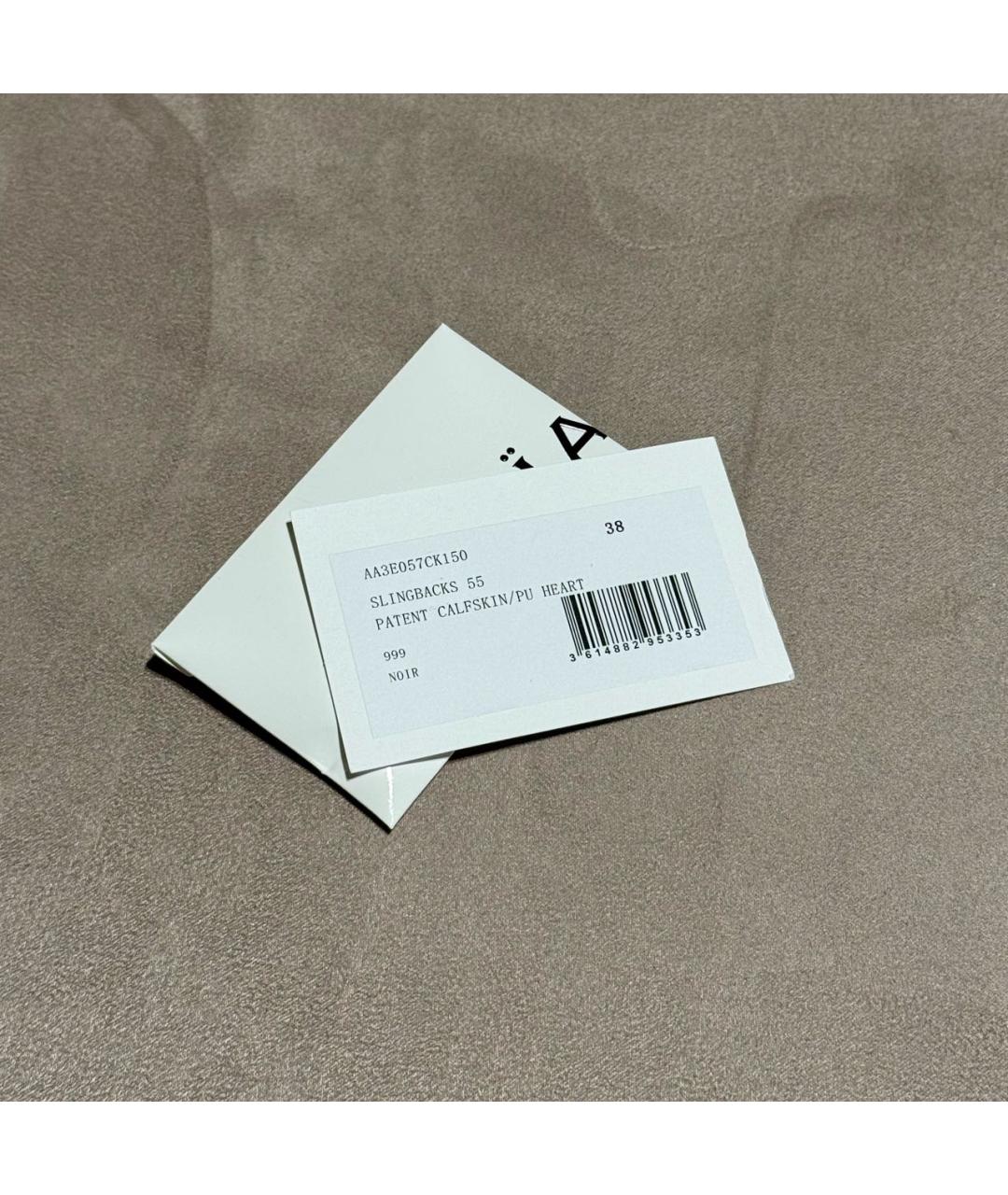 ALAIA Бежевые туфли из лакированной кожи, фото 7