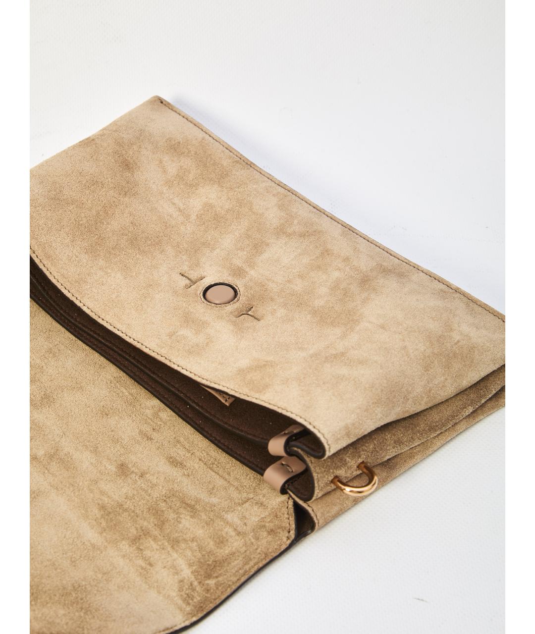 TOD'S Коричневая замшевая сумка через плечо, фото 3