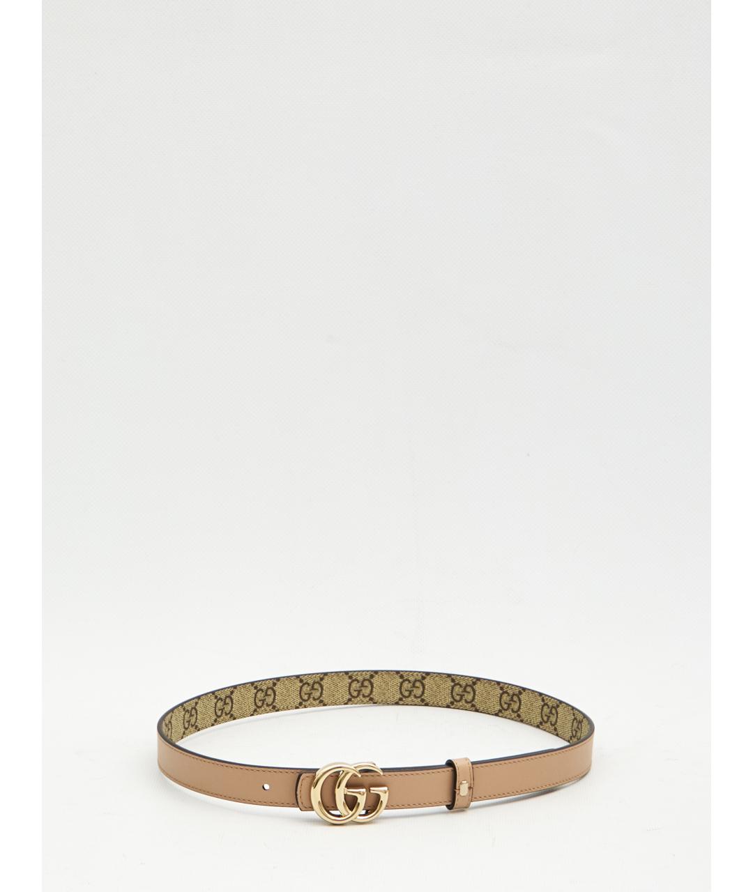 GUCCI Бежевый ремень, фото 3