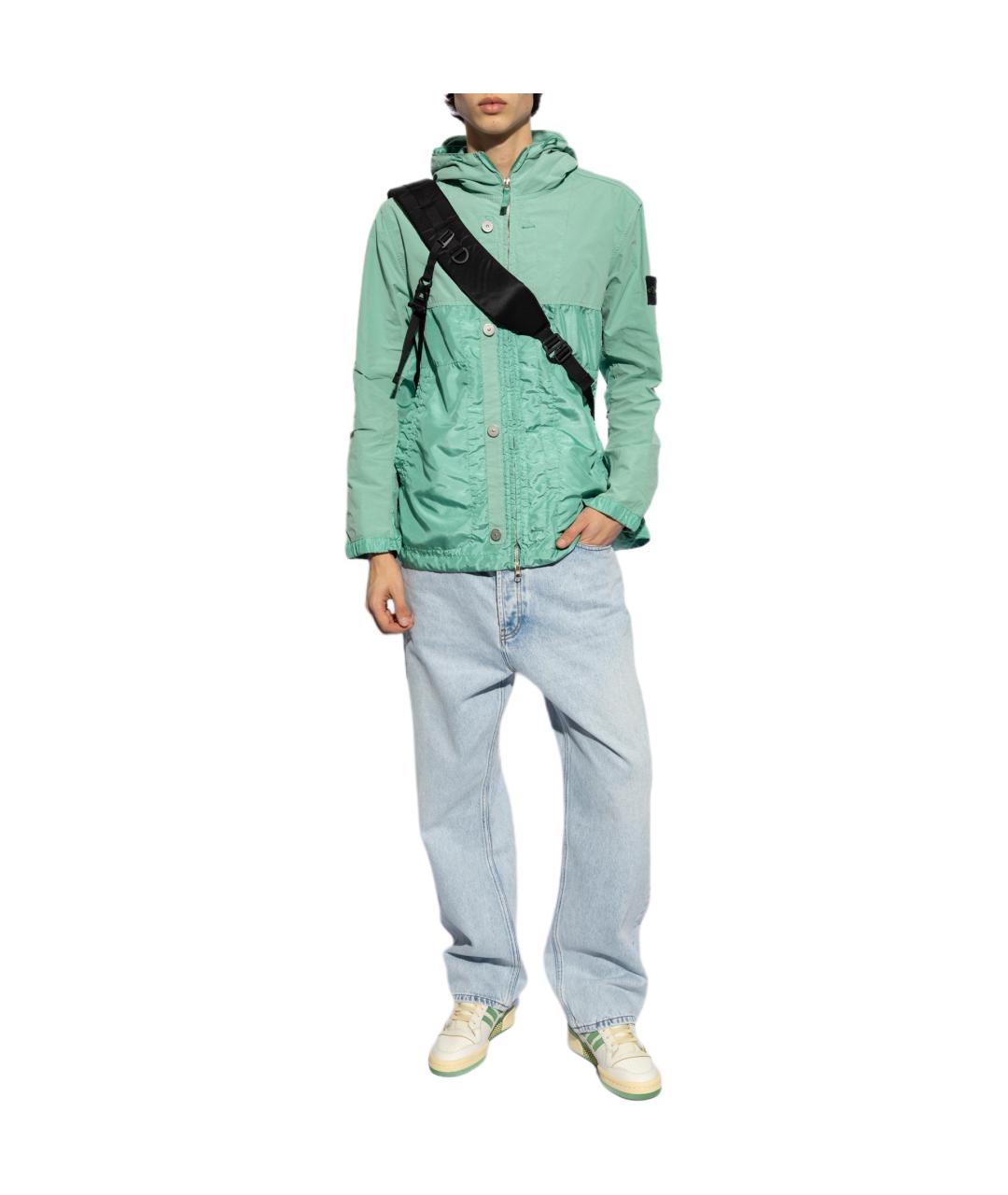 STONE ISLAND Зеленая куртка, фото 2