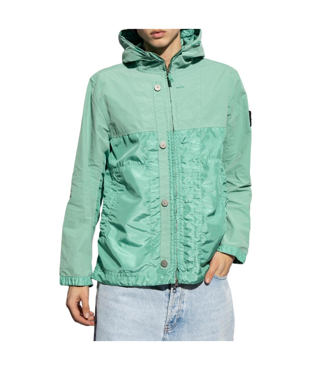 STONE ISLAND Зеленая куртка, фото 3