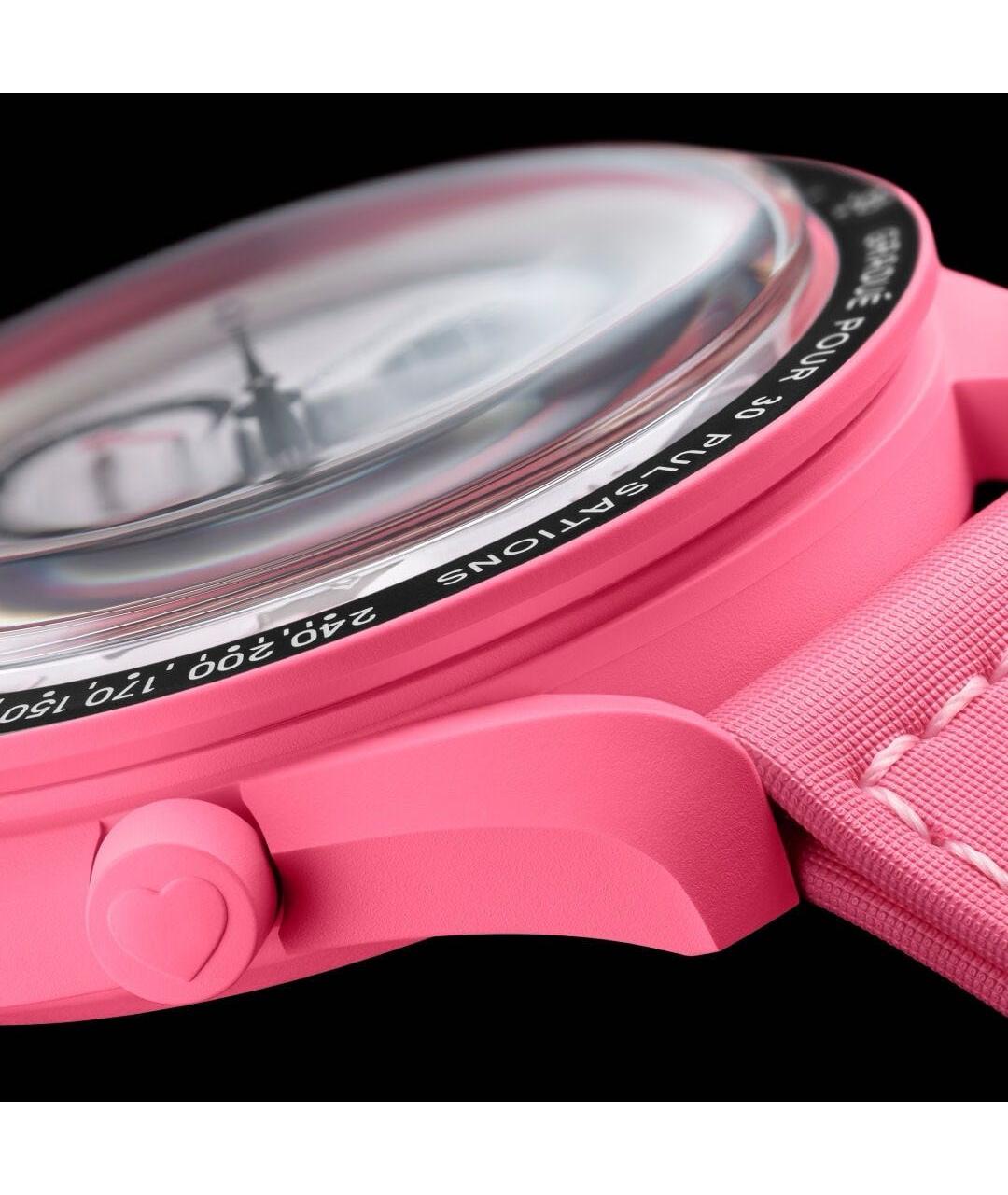 Swatch Розовые керамические часы, фото 5