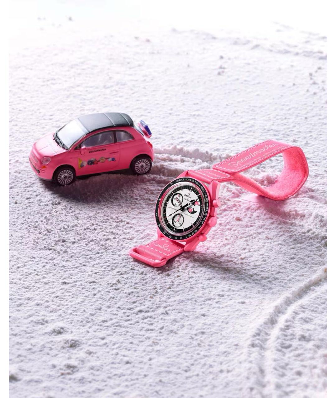 Swatch Розовые керамические часы, фото 6