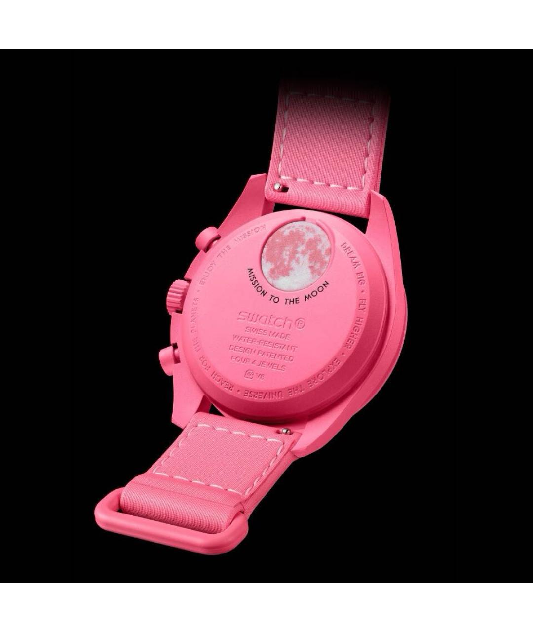 Swatch Розовые керамические часы, фото 4