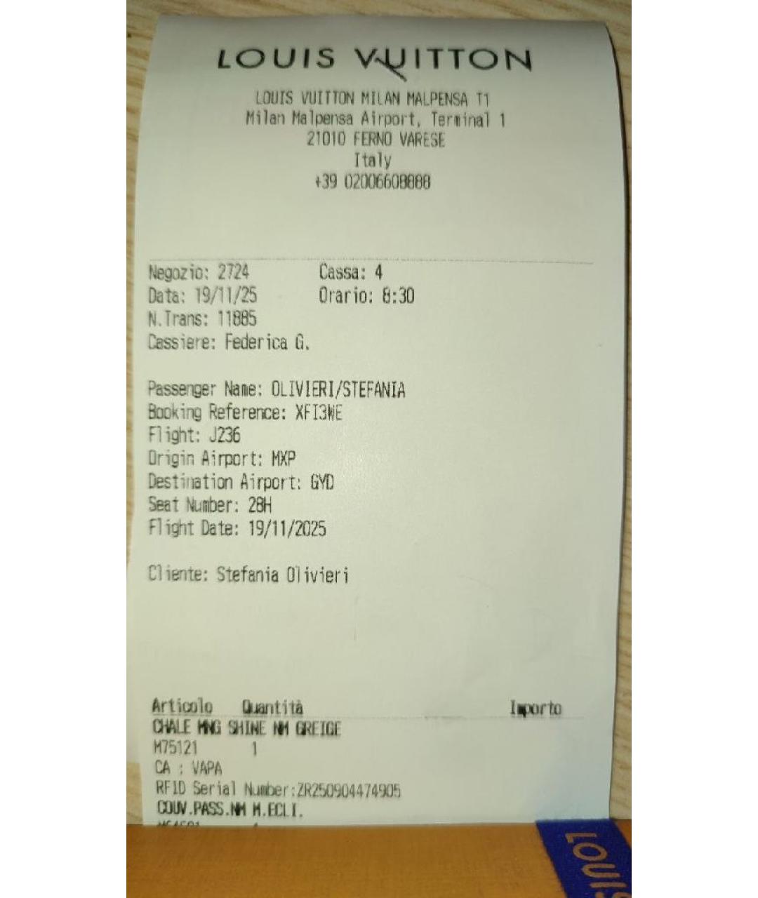 LOUIS VUITTON Бежевый шелковый платок, фото 7