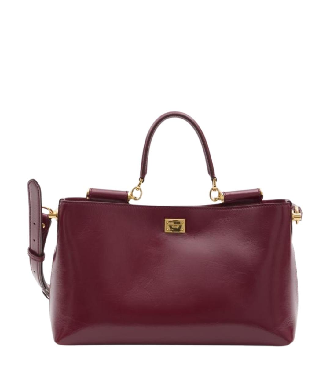 DOLCE&GABBANA Красная кожаная сумка через плечо, фото 1