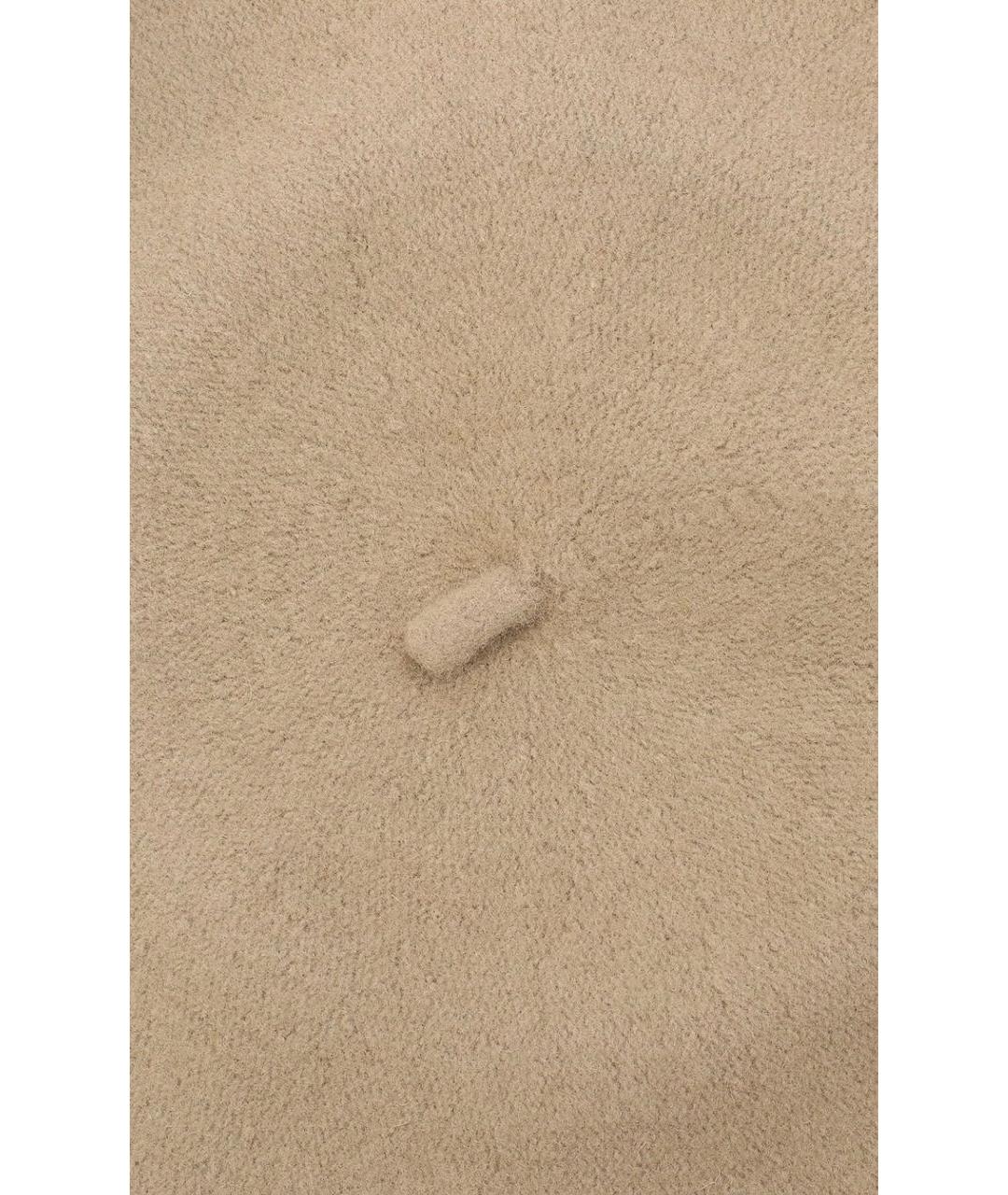 BILANCIONI Бежевая шерстяная шапка, фото 7