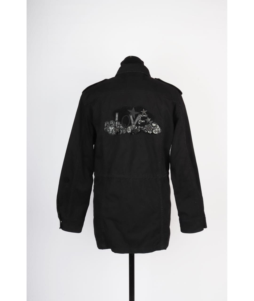 SAINT LAURENT Черная хлопковая парка, фото 2