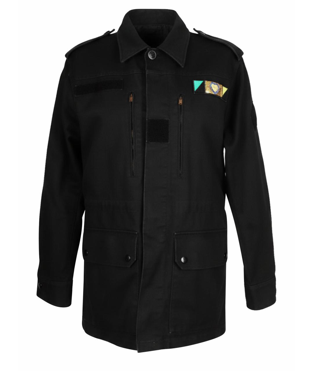 SAINT LAURENT Черная хлопковая парка, фото 1