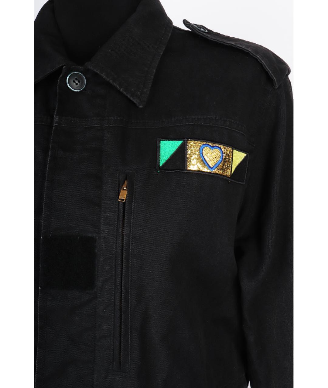 SAINT LAURENT Черная хлопковая парка, фото 6