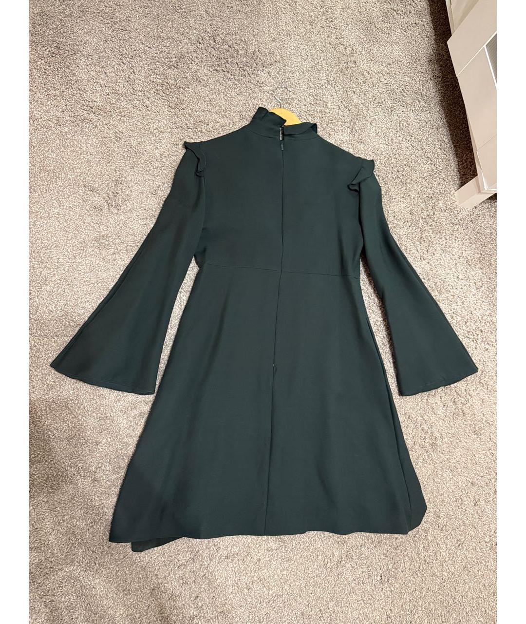 FENDI Зеленые шерстяное вечернее платье, фото 2