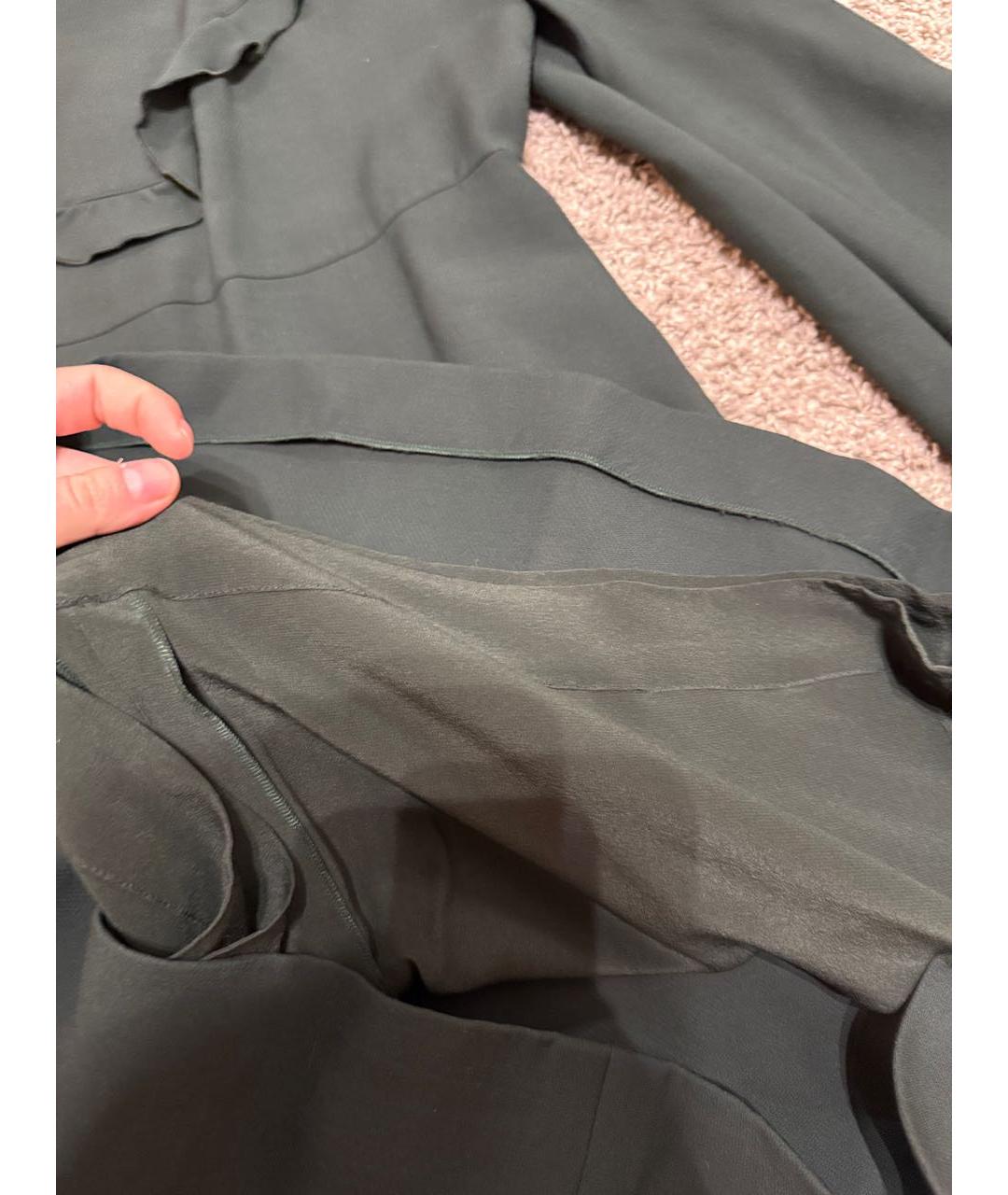 FENDI Зеленые шерстяное вечернее платье, фото 5