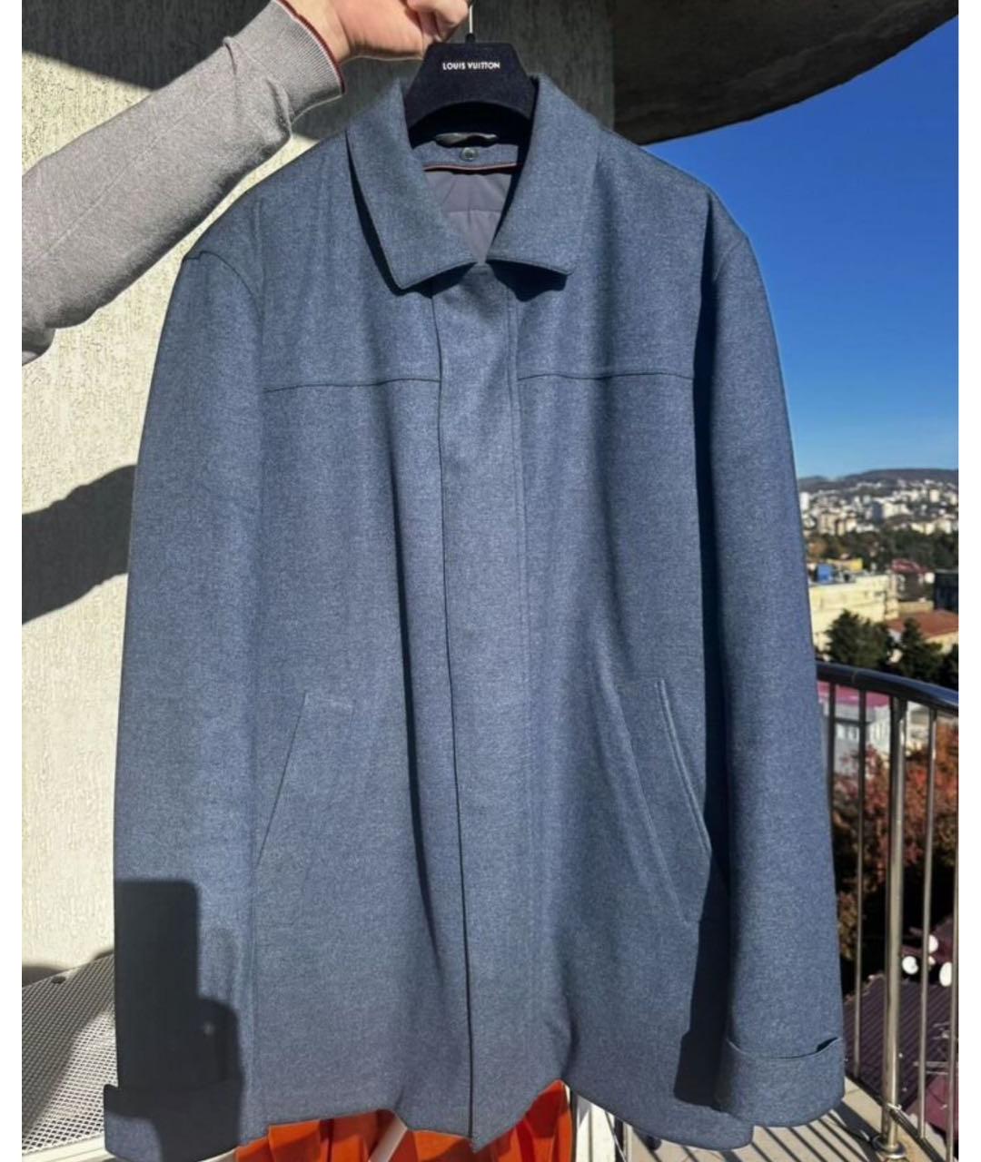 LORO PIANA Темно-синяя кашемировая куртка, фото 6