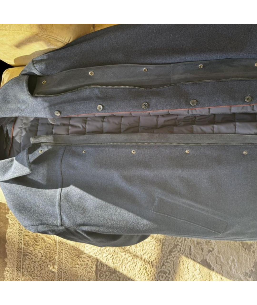 LORO PIANA Темно-синяя кашемировая куртка, фото 4